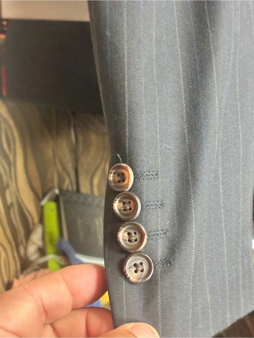 Ralph Lauren Charcoal Pinstripe Blazer